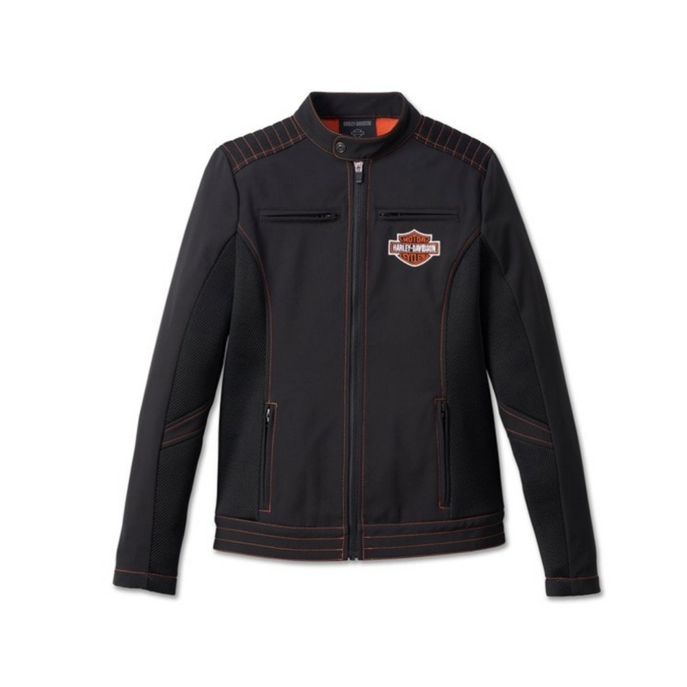 Harley Davidson Forever Harley Mesh Jacket Black Beauty Women's